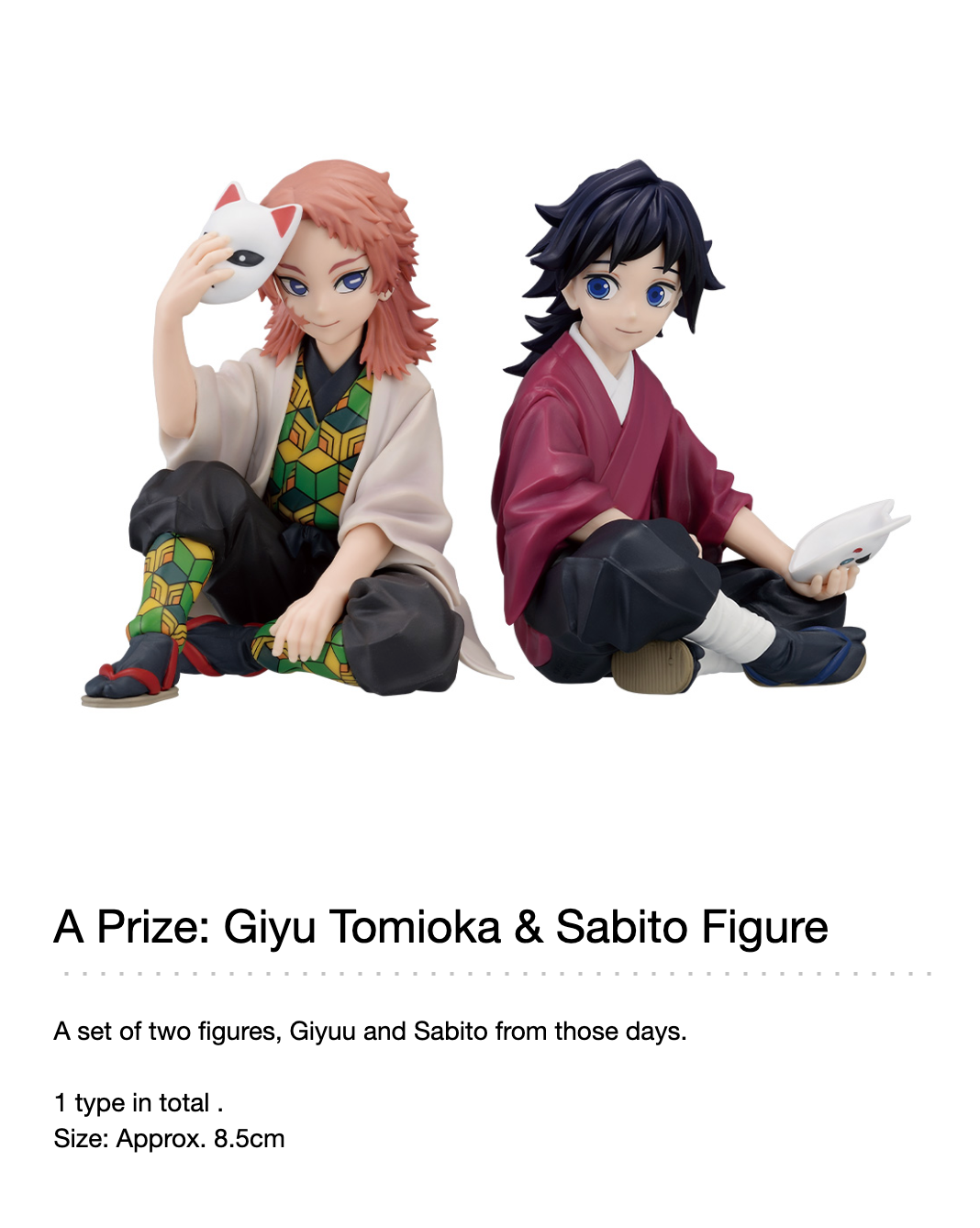 A Prize: Giyu Tomioka & Sabito Figure