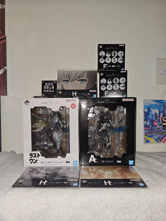 IchibanKuji NieR:Automata Aaward set of 11 as shown in the pics. Fast shipping!